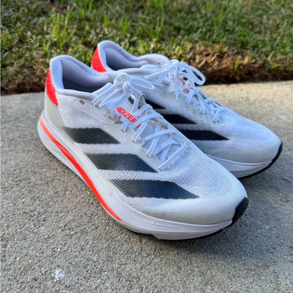Adidas White and Black Running Shoes